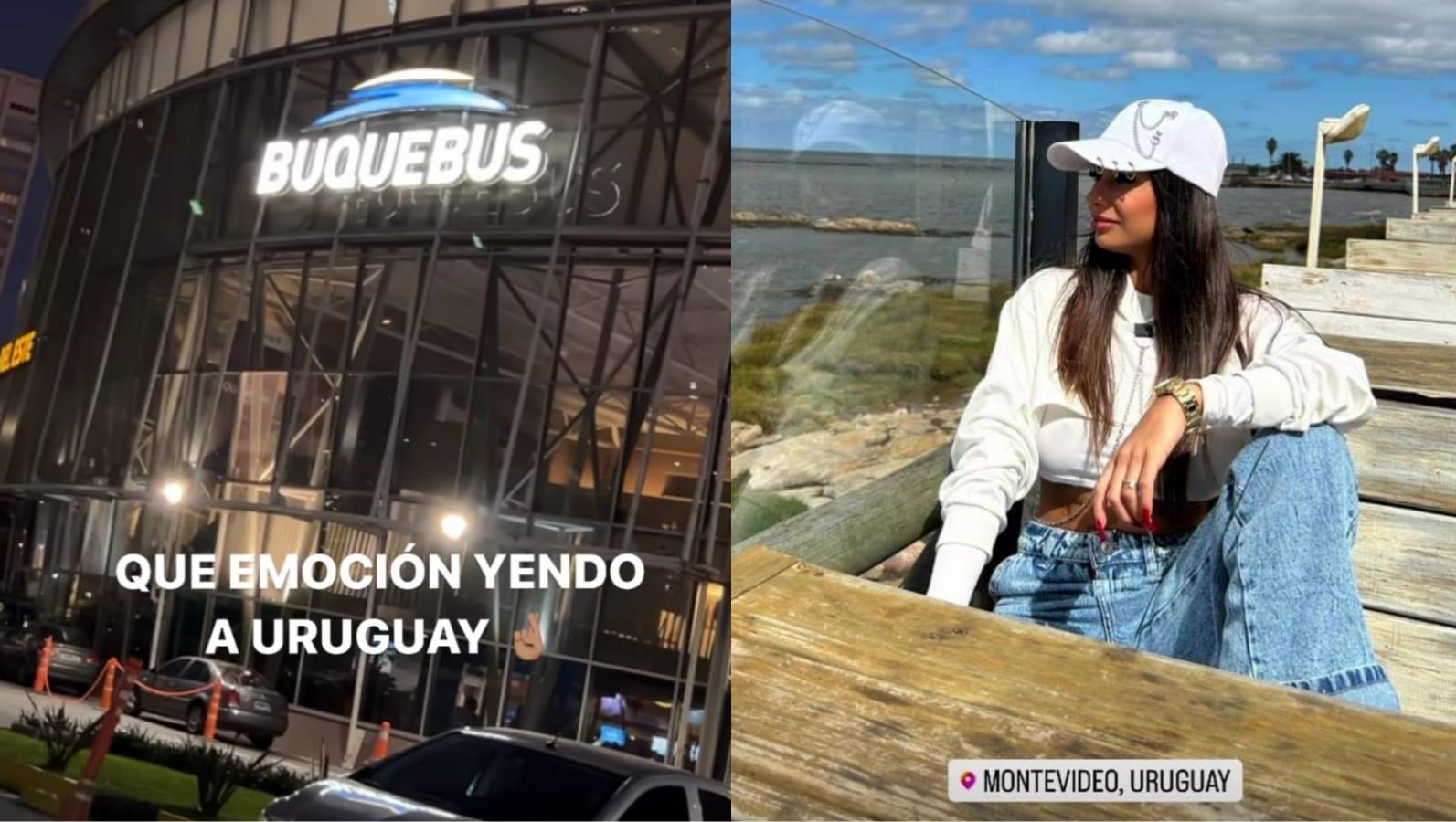 Ahora 'Pestañela' viajó en barco a Uruguay y cumplió otro de sus sueños.