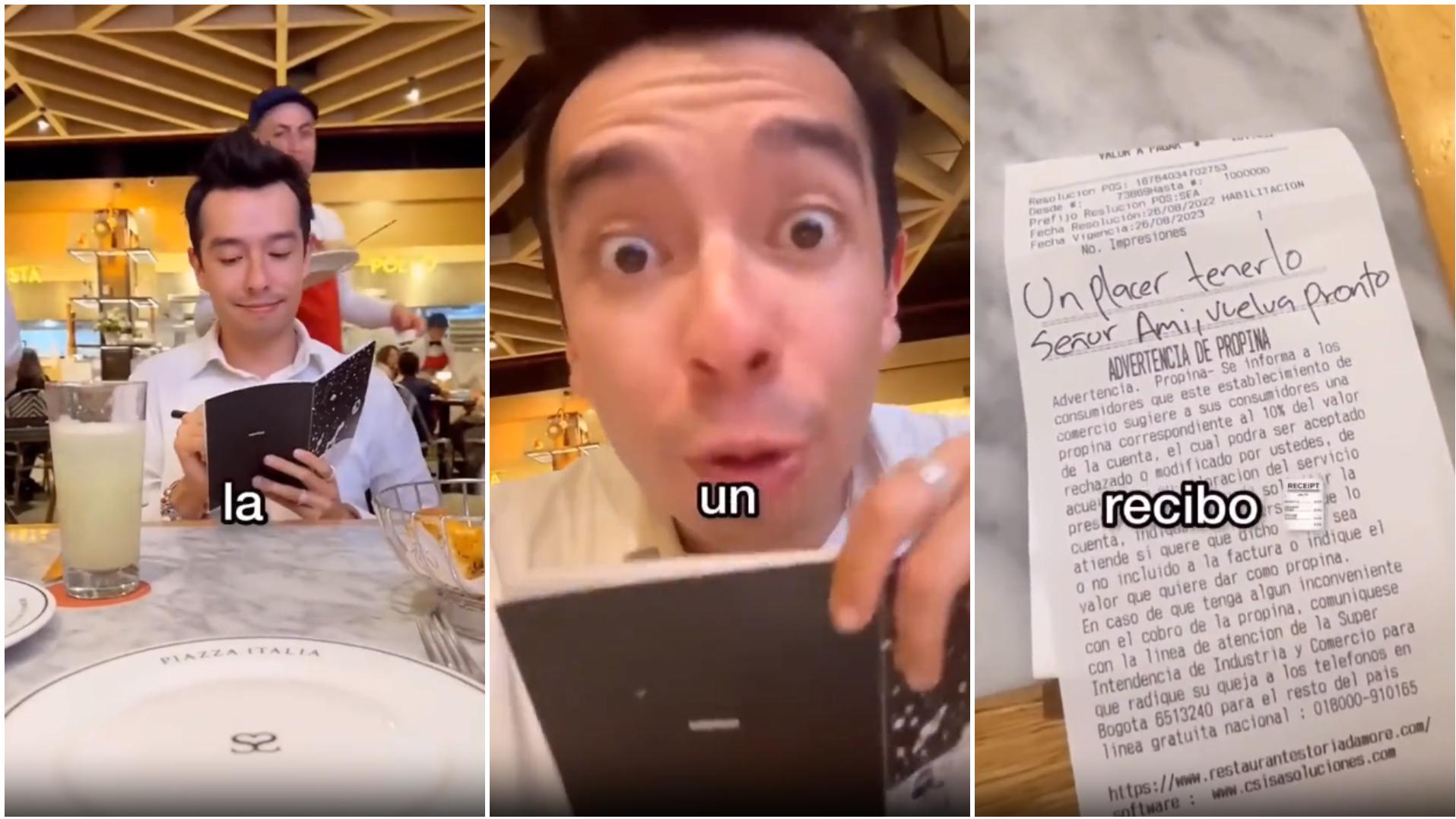 TikTok: un hombre fingió ser un crítico gastronómico para recibir un trato preferencial en un restaurante.