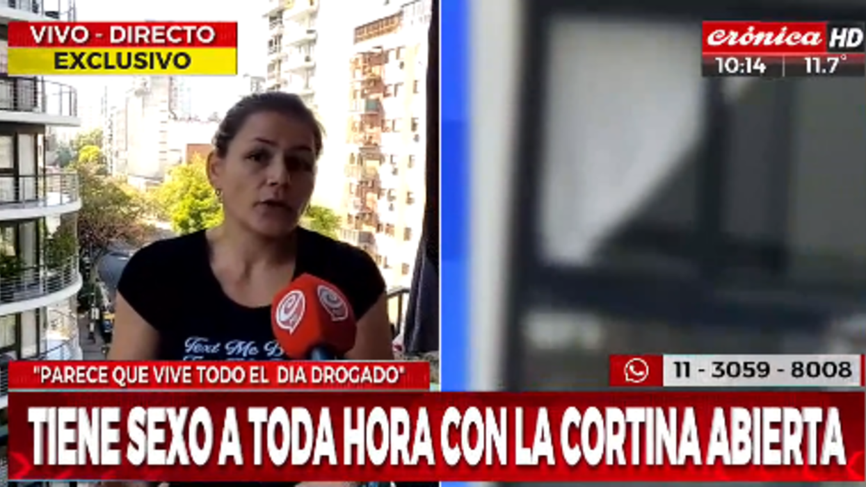 Grave denuncia de la mujer que vive en un departamento de Villa Crespo (Crónica HD).