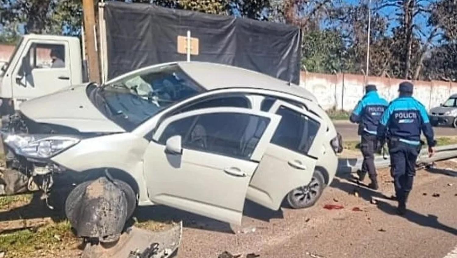 Tras la persecución, los delincuentes fueron detenidos por la Policía.