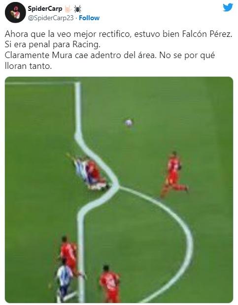 La reacción en Twitter tras el polémico empate entre Independiente y Racing.