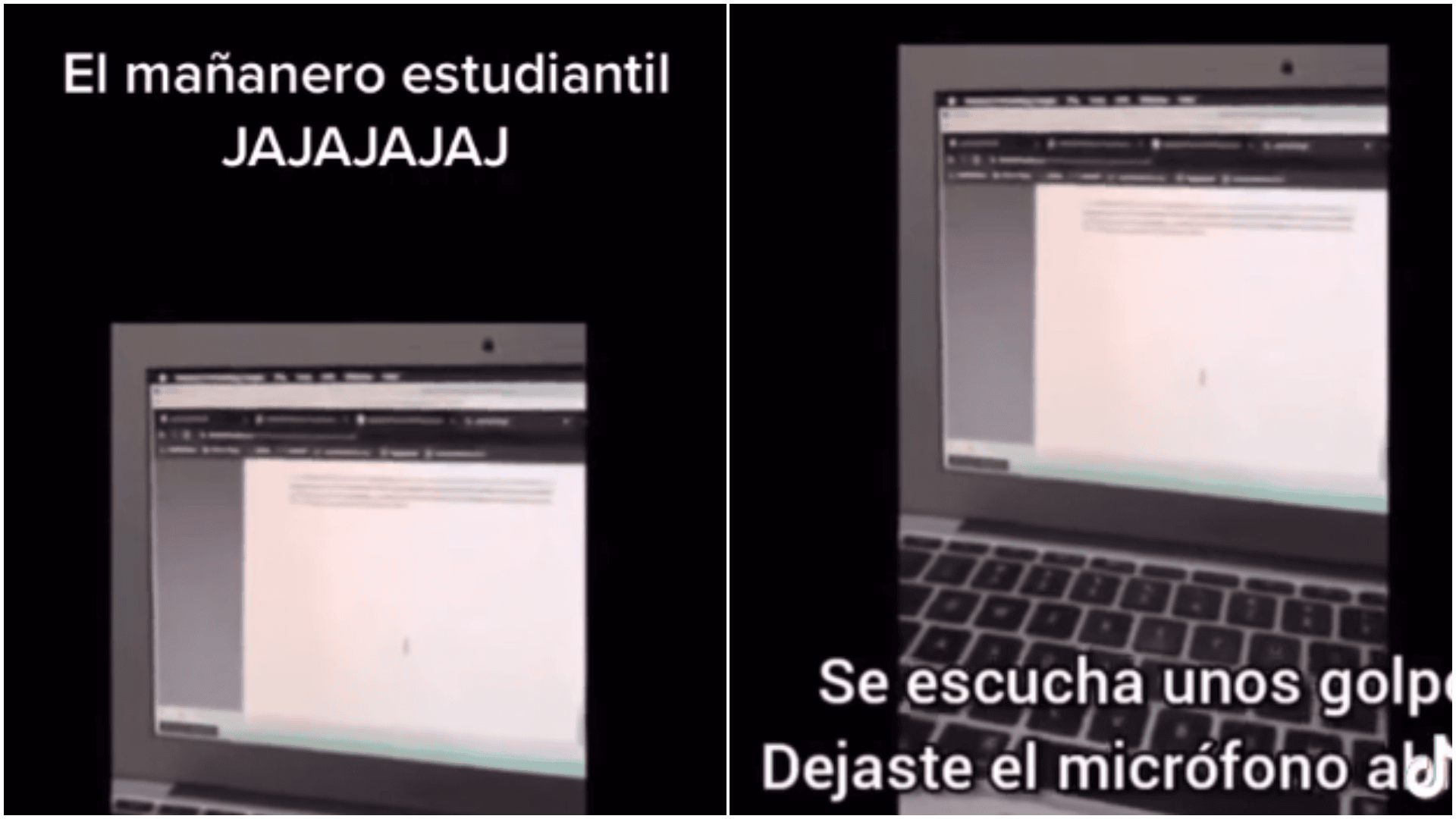 Una docente vivió un momento insólito durante una clase virtual (TikTok/@dongrajales).