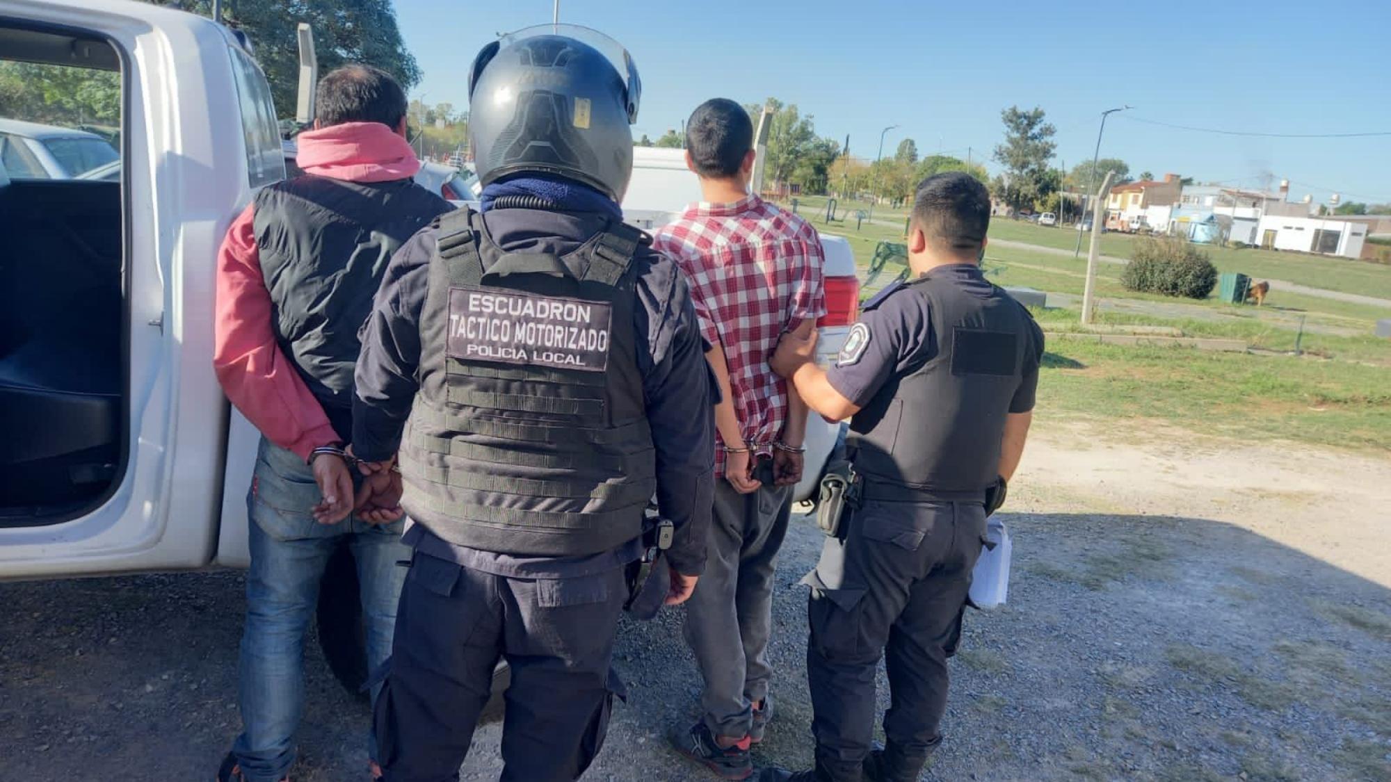 Estos son los malvivientes que resultaron arrestados por las autoridades policiales.