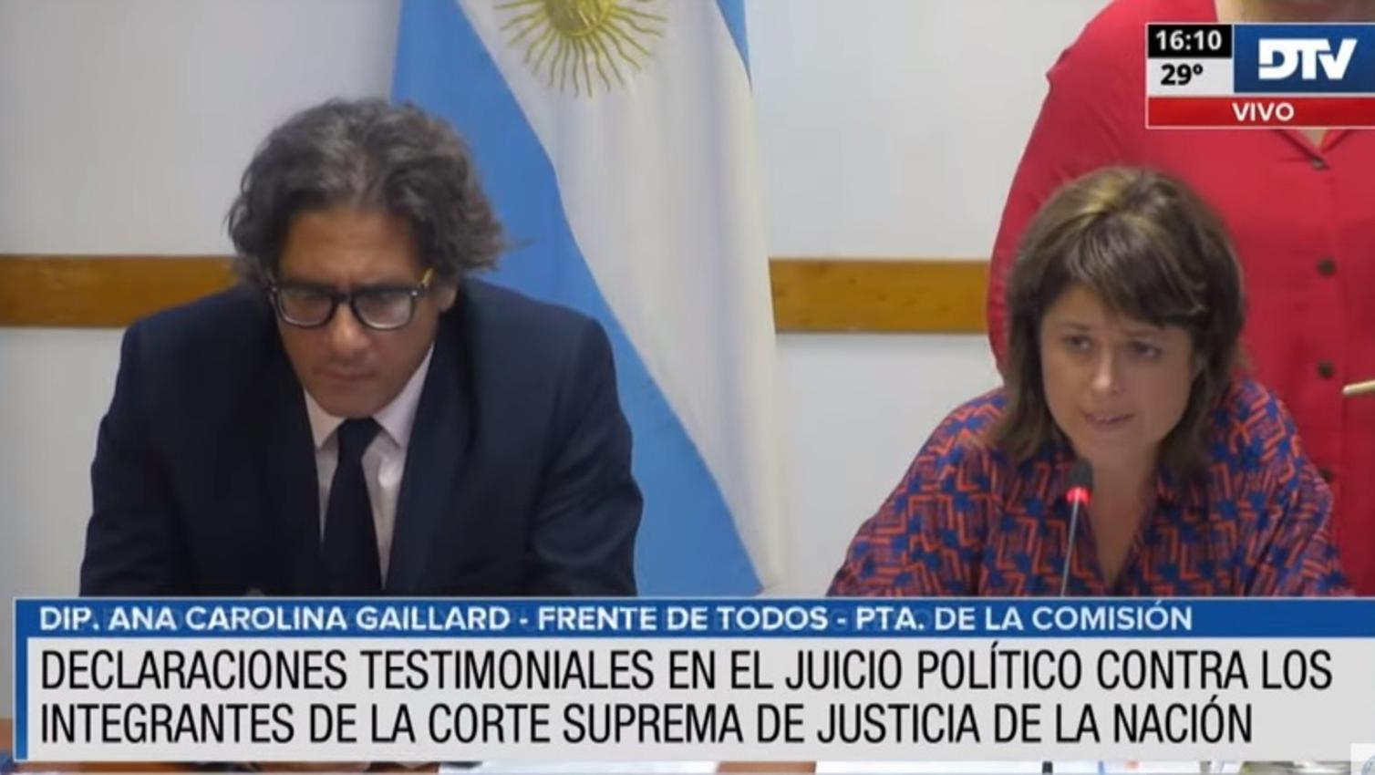 Este martes se vuelve a reunir la Comisión de Juicio Político a la Corte Suprema en Diputados (Captura de pantalla/Archivo).