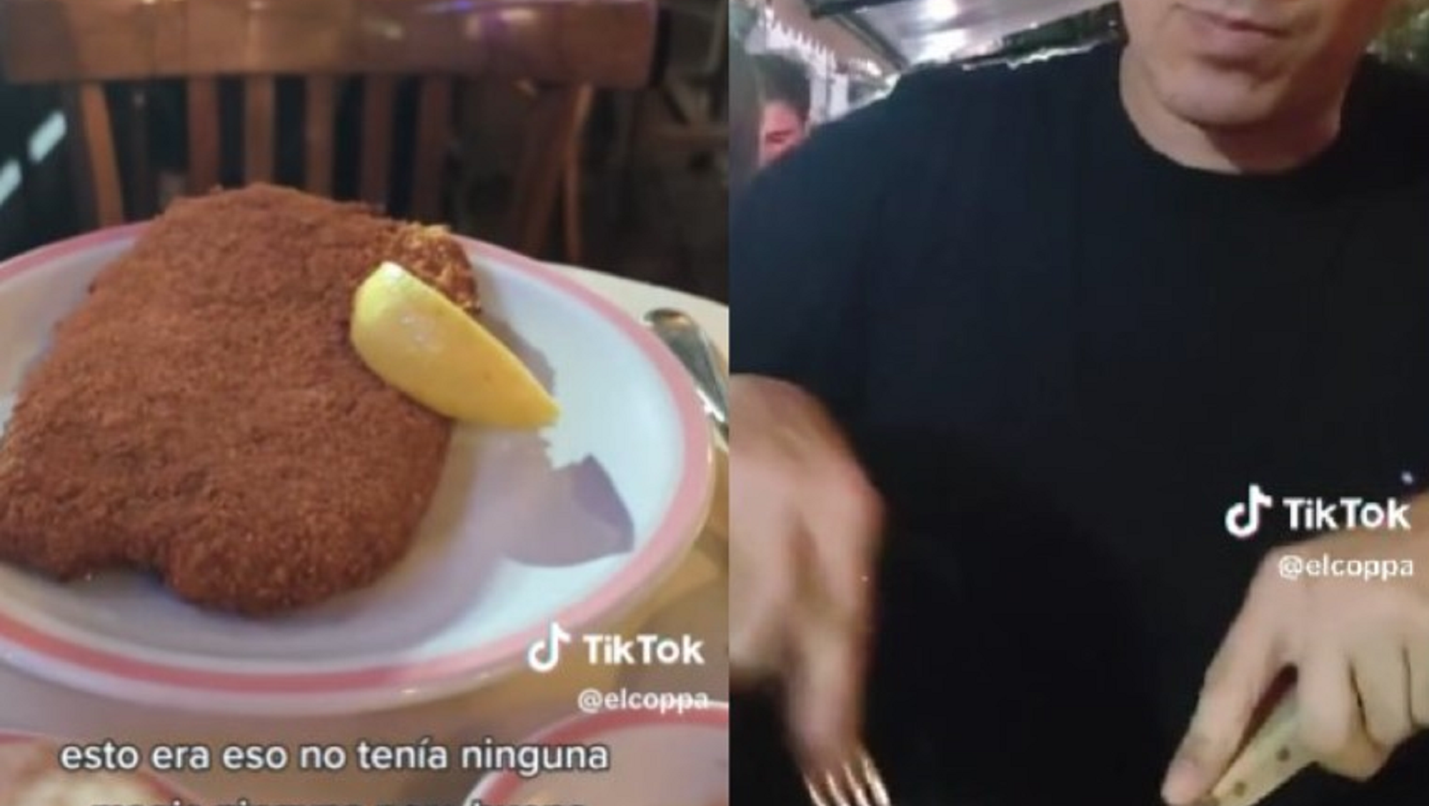 Indignación en redes: le cobraron 17 mil pesos por una milanesa. 