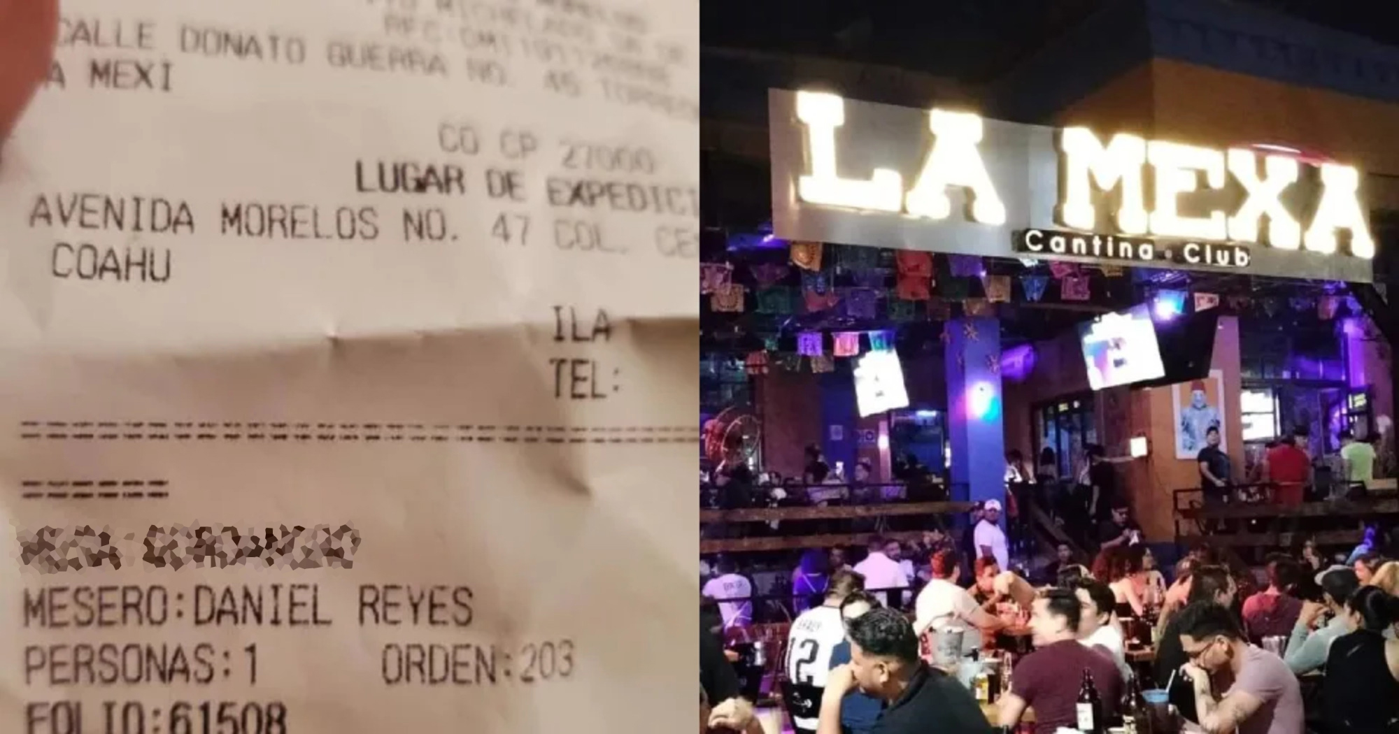 Le dejaron un insulto en el ticket de un restaurante y alertó en las redes: “Nunca me había sentido tan discriminada”.