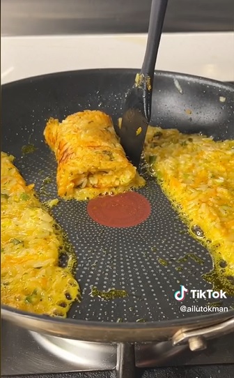 El resultado final de estos riquísimos arrolladitos de arroz.