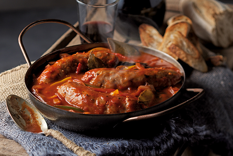 Chorizos a la pomarola, una de las recordadas recetas de Calabrese.