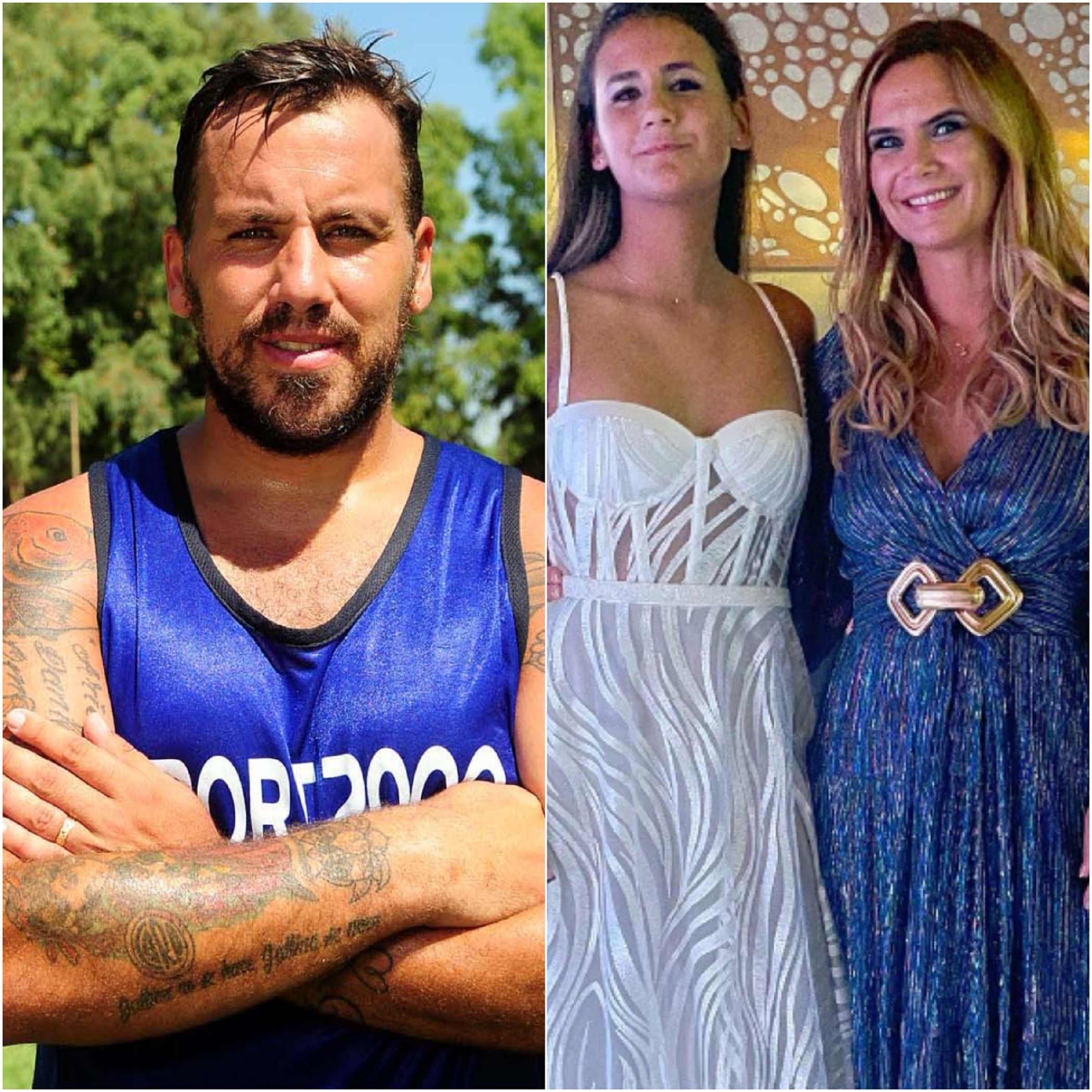 El Ogro Fabbiani, Amalia Granata y su hija, Uma.