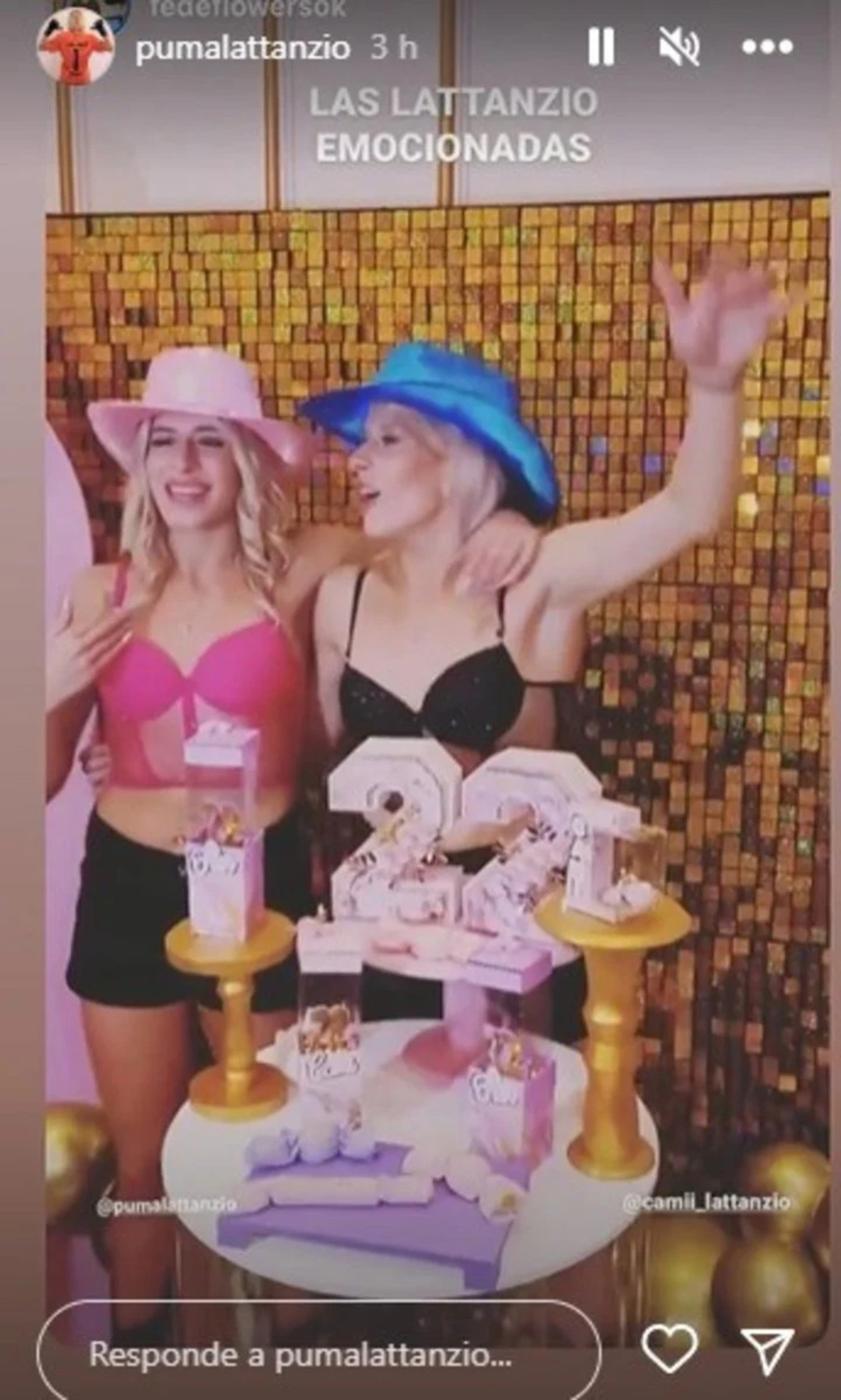 Las hermanas cumplieron 22 años y los festejaron con una fiesta de lujo.