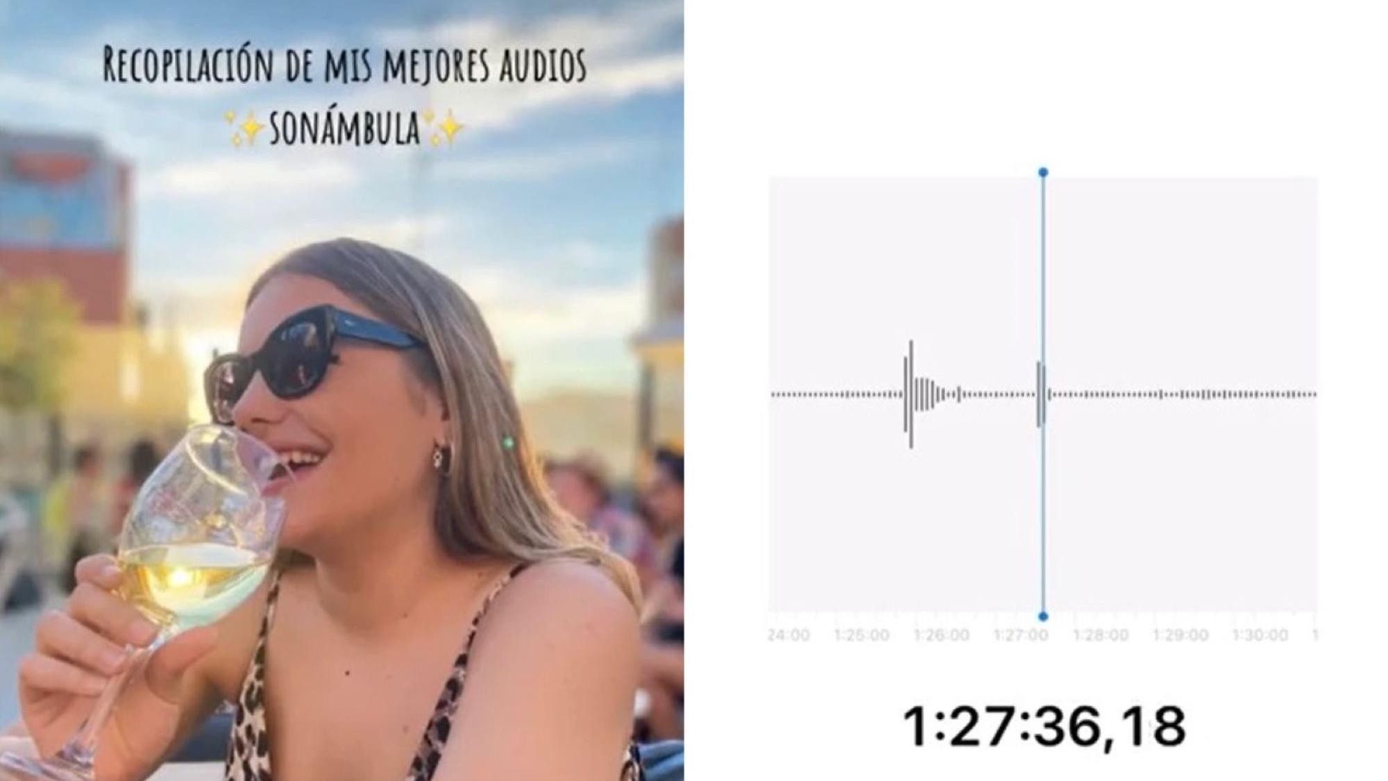 TikTok: una joven compartió audios de cuando habla sonámbula y se hizo viral.