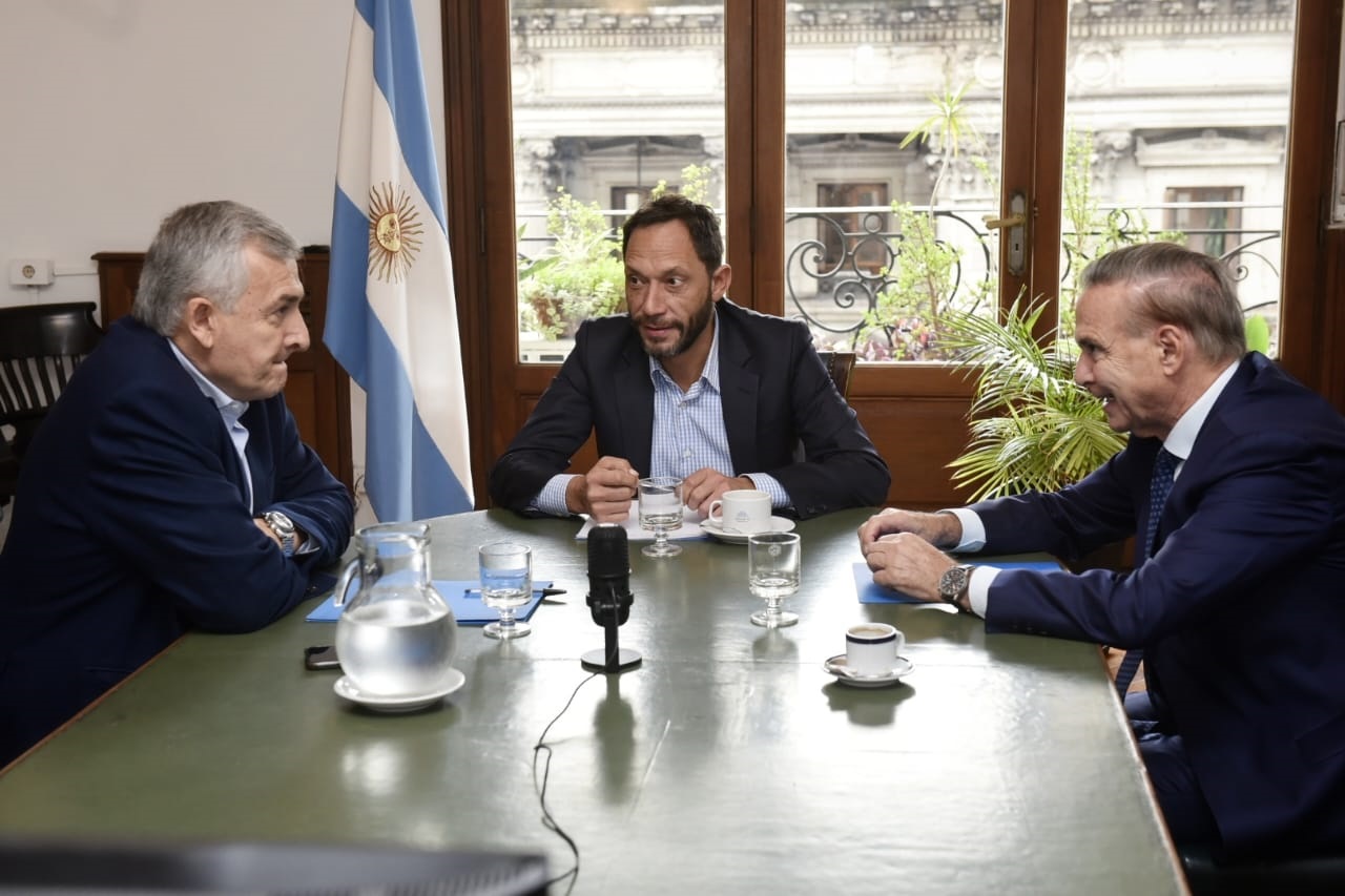 Gerardo Morales, Maximiliano Ferraro y Miguel Pichetto participaron del encuentro de Juntos por el Cambio.