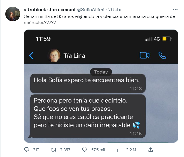 El tuit que se convirtió en viral.