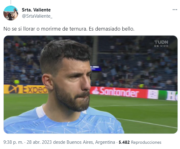 Las reacciones en Twitter tras el mensaje del nene para el 'Kun' Agüero. 