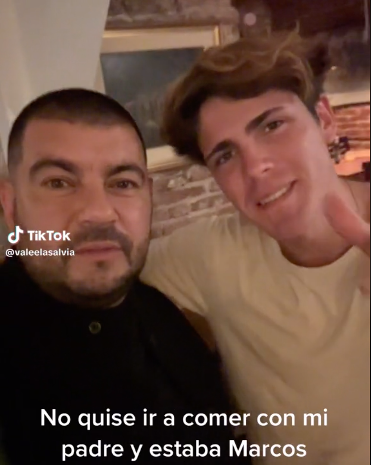 El padre de Valentina junto a Marcos de '  <a href='https://www.cronica.com.ar/tags/Gran Hermano'>Gran Hermano</a>'.