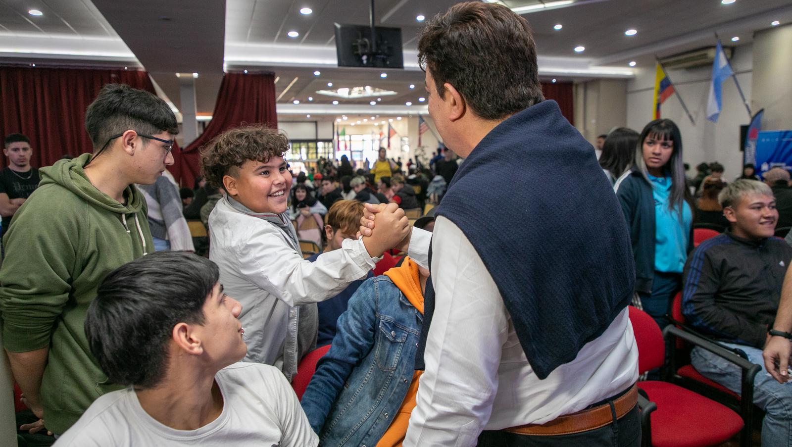 Fernando Espinoza, intendente de La Matanza, encabezó el evento.