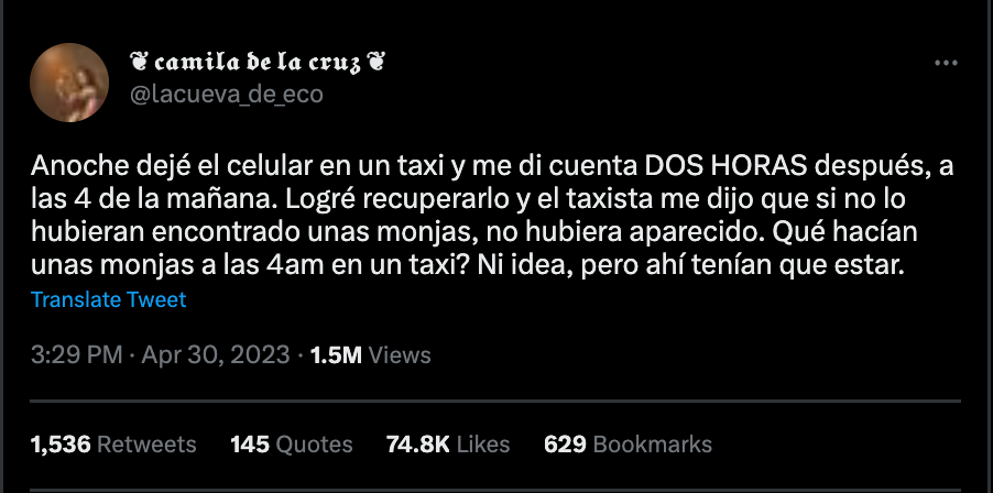 El tuit cosechó todo tipo de comentarios.