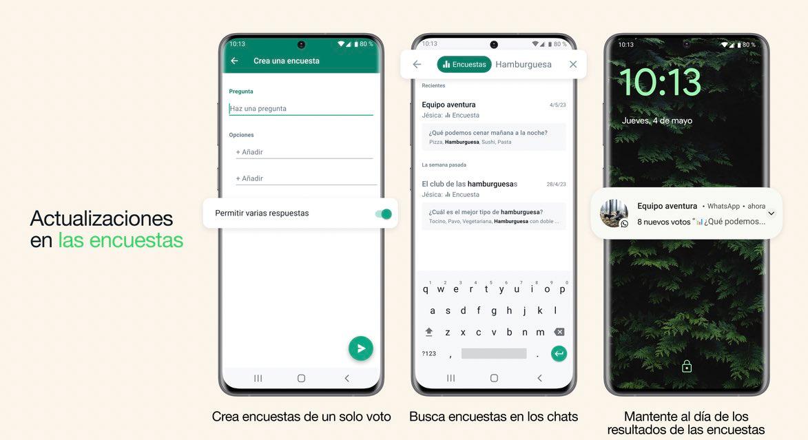   <a href='https://www.cronica.com.ar/tags/WhatsApp'>WhatsApp</a> lanzó novedades en torno a las encuestas: tendrán un voto por única vez (  <a href='https://www.cronica.com.ar/tags/WhatsApp'>WhatsApp</a> - Beta).