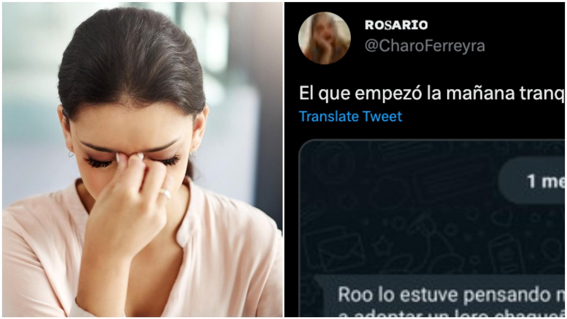 La insólita propuesta de un pibe a la novia que se hizo viral (Twitter/@CharoFerreyra).