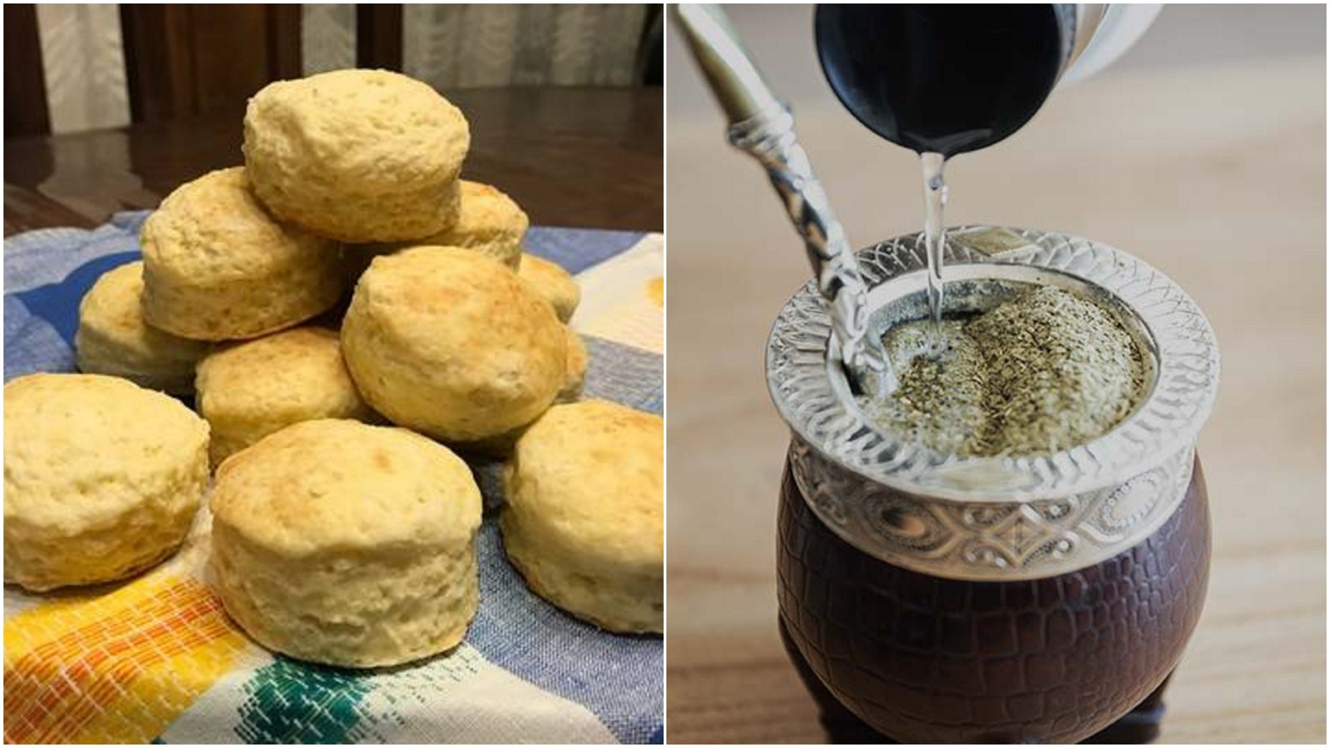 Los scones son ideales para acompañar el mate.