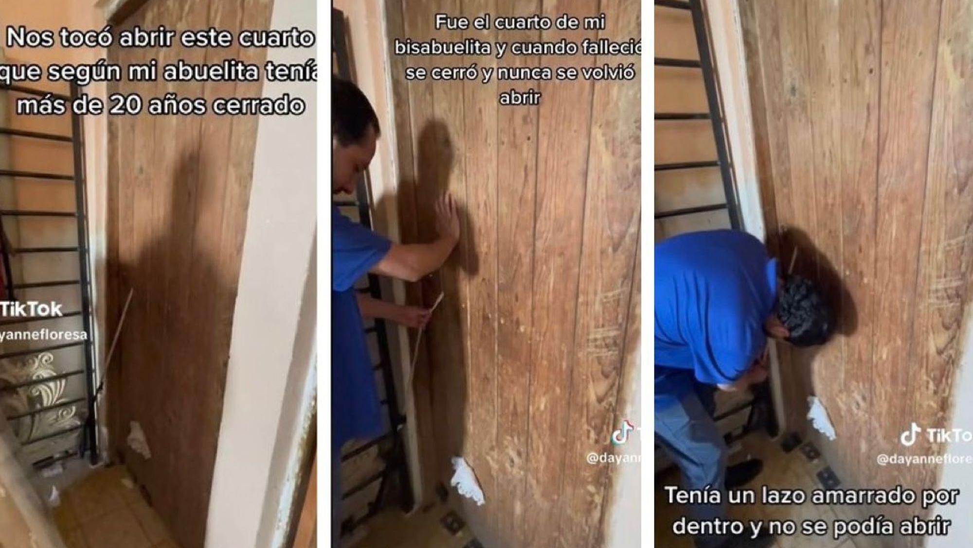 TikTok: descubrieron un cuarto secreto en la casa de su abuela.