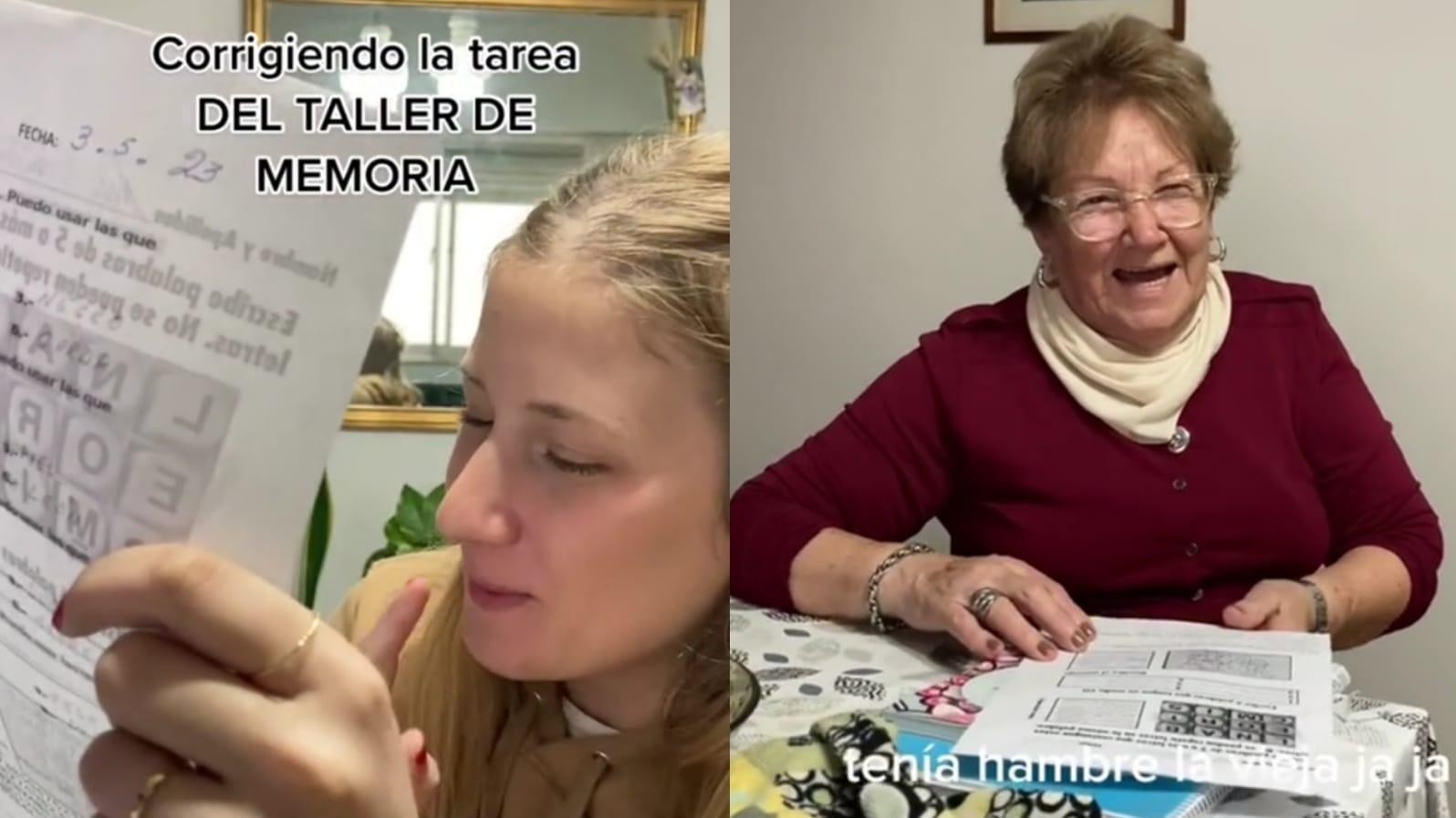 Un divertido error de una abuela en su tarea la volvió viral en TikTok.