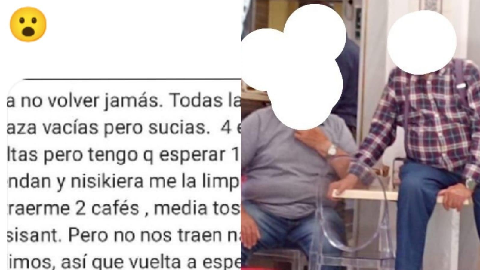 Criticó a un restaurante por su mal trato y una 