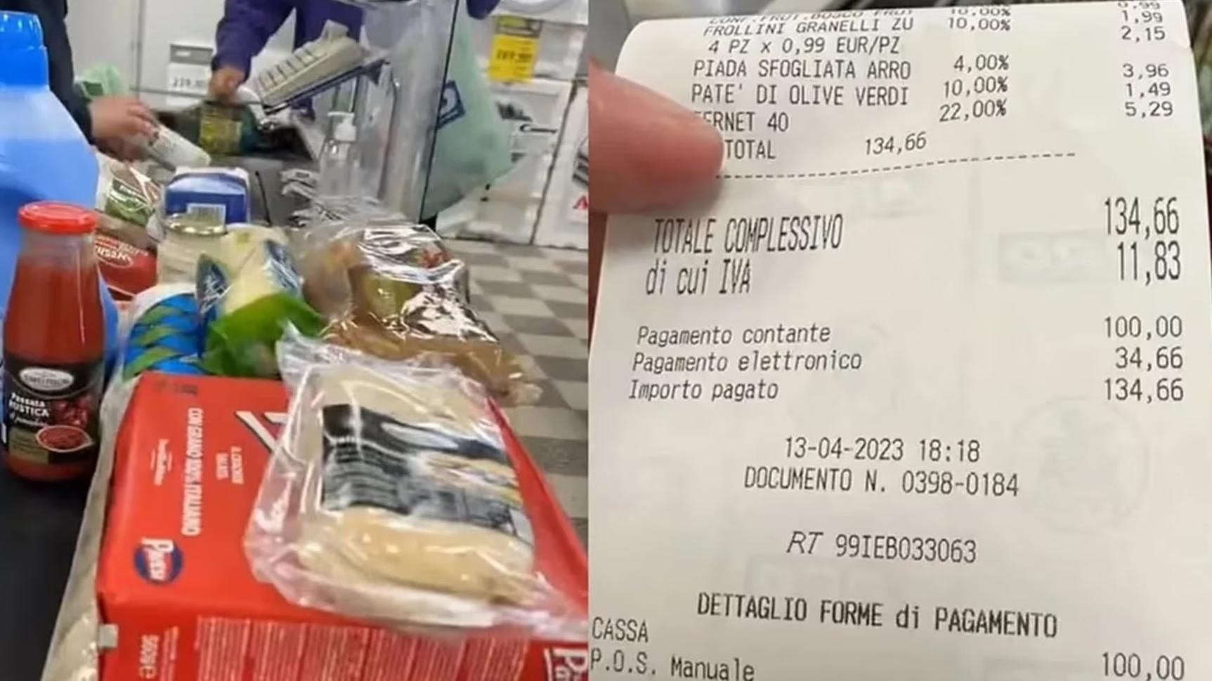 Es argentina, vive en Italia y mostró cuántos días tiene que trabajar para hacer la compra del mes.