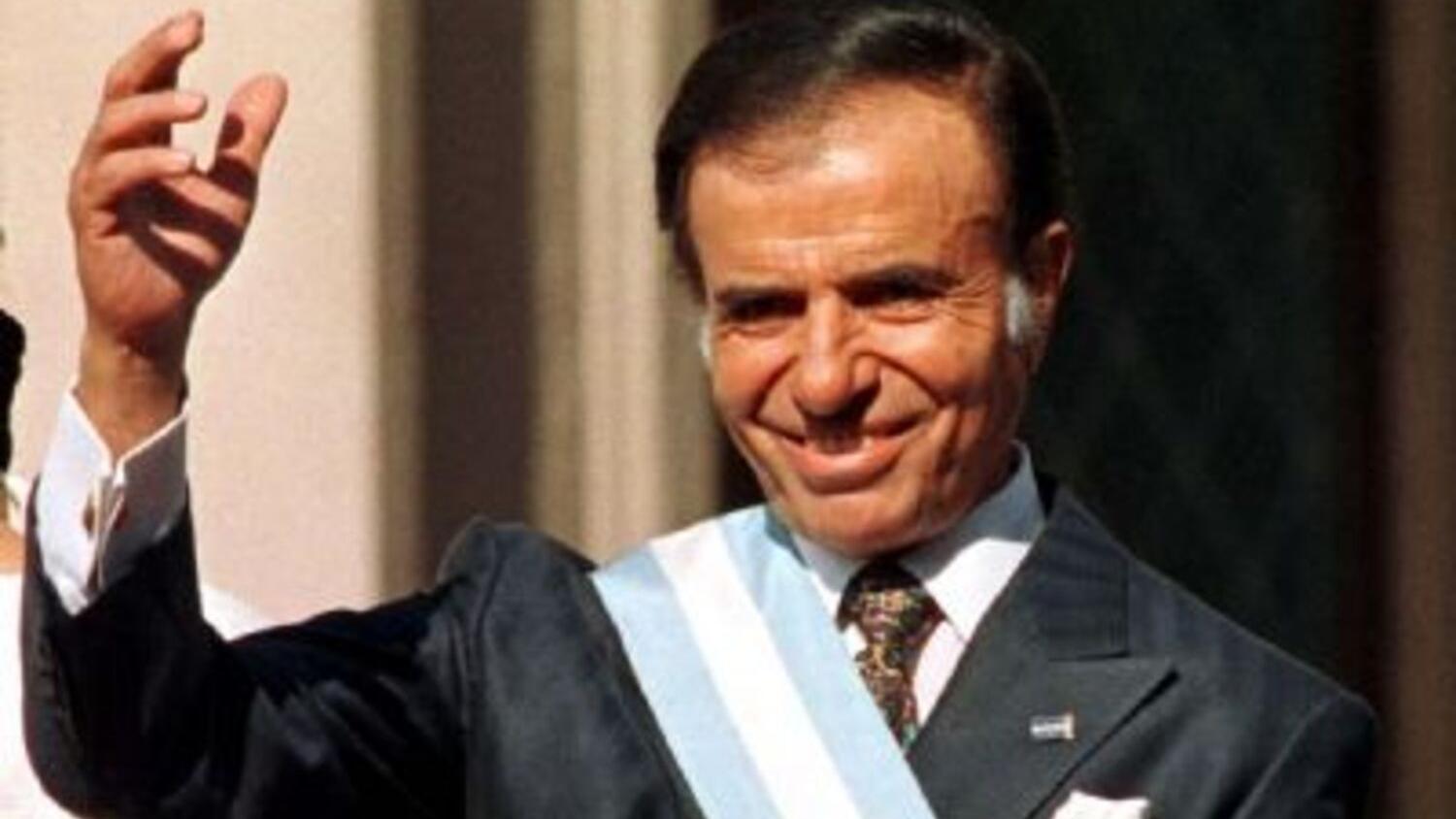 Carlos Menem gobernó la Argentina entre 1989 y 1999.