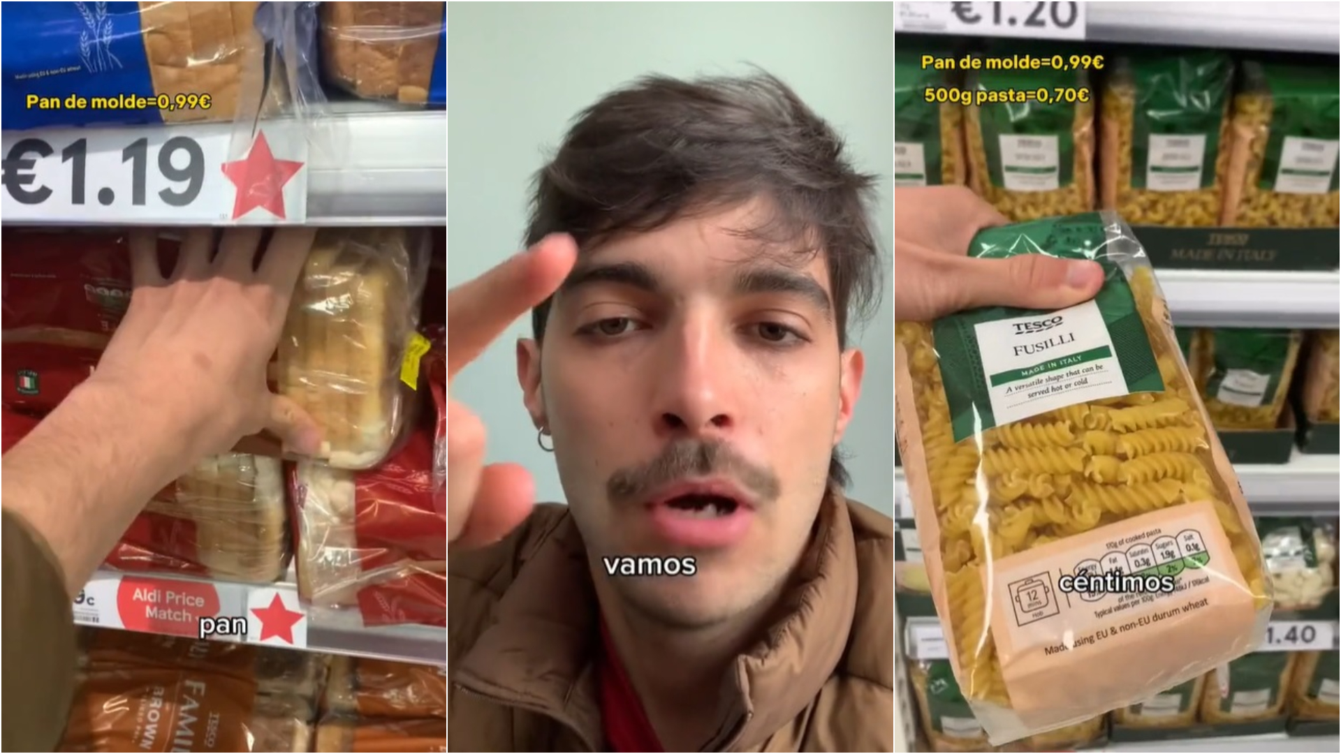 Mostró en TikTok qué puede comprar en un mercado con una hora de trabajo en Irlanda: “Qué hermoso el primer mundo”