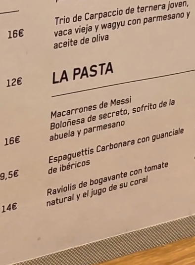 El restaurante de Lionel Messi que es viral (TikTok/@monismurf).