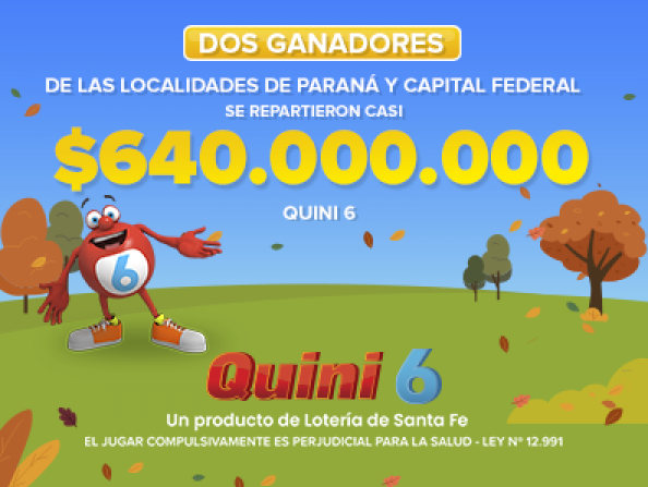   <a href='https://www.cronica.com.ar/tags/Quini 6'>Quini 6</a> - Loteria de Santa Fe