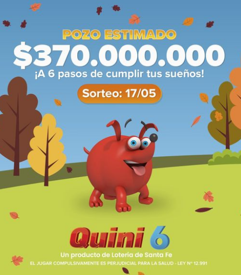 El   <a href='https://www.cronica.com.ar/tags/Quini 6'>Quini 6</a> sortea otro pozo multimillonario este miércoles desde las 21.