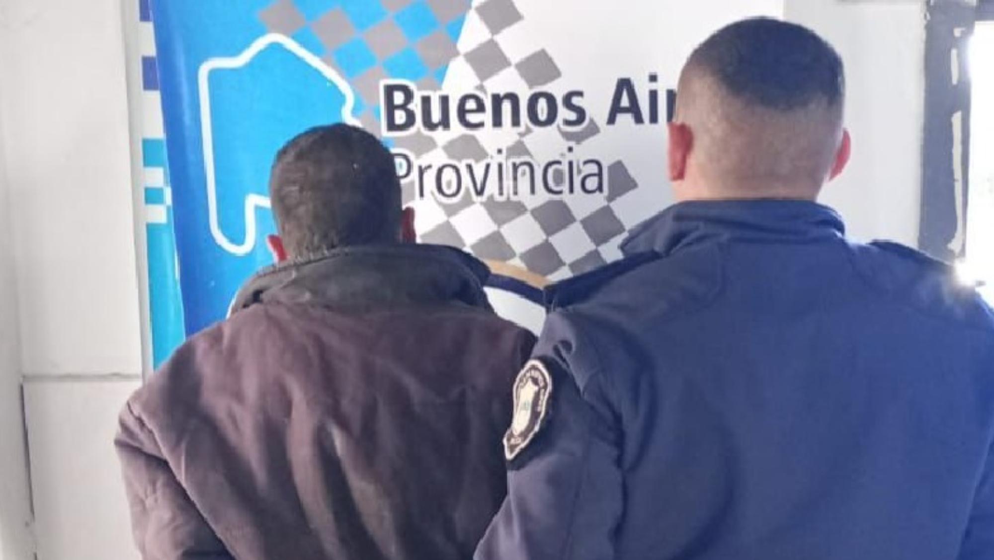 El sujeto que fue arrestado por agredir a una enfermera con gas pimienta.