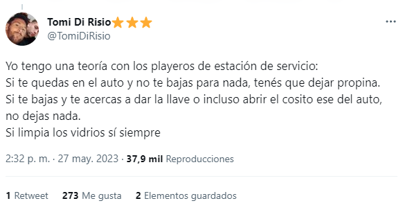 La teoría de un usuario de Twitter tras la publicación viral de las propinas.