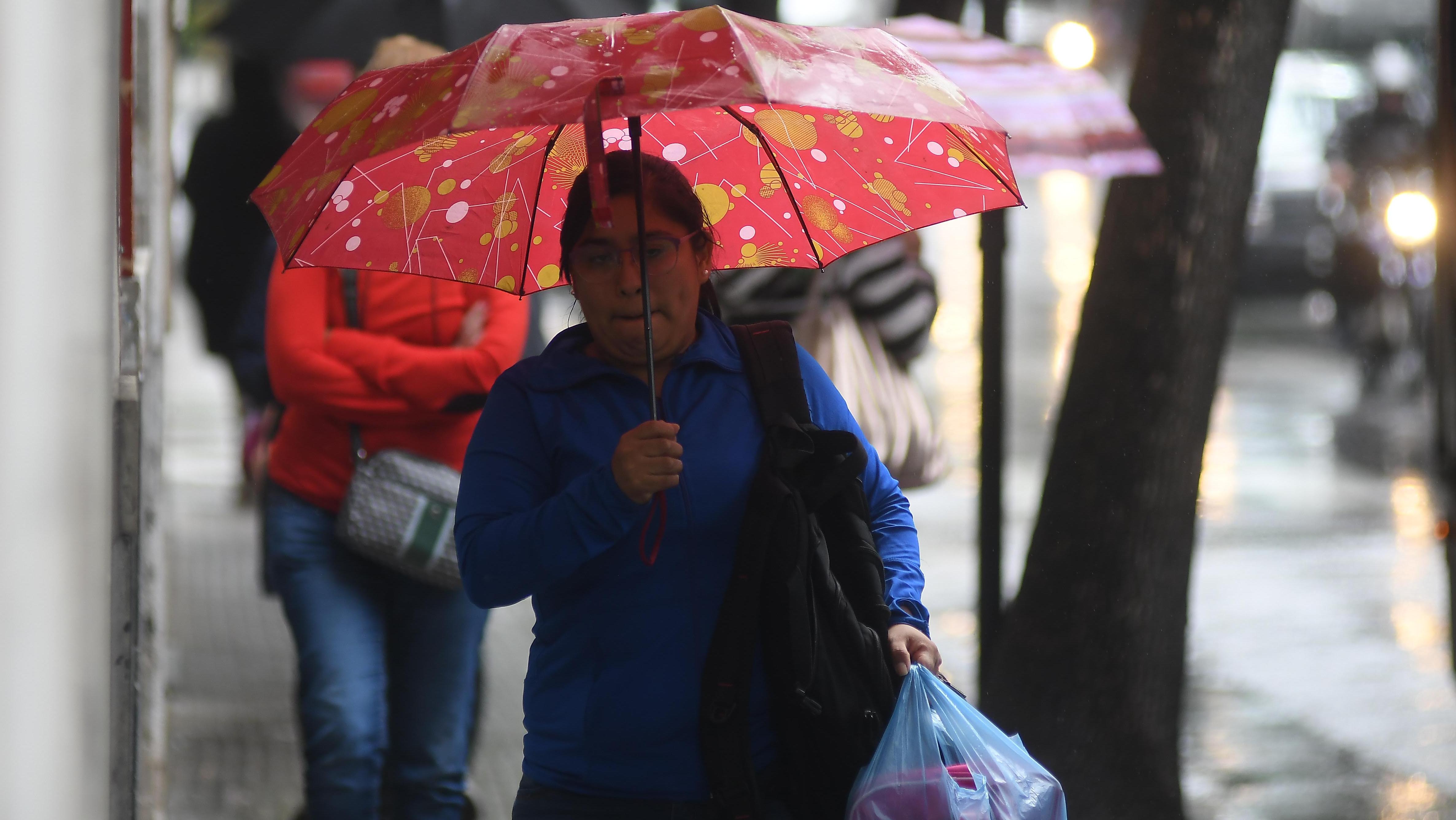 Se adelantan las lluvias en la ciudad de Buenos Aires (Rubén Paredes/Crónica).