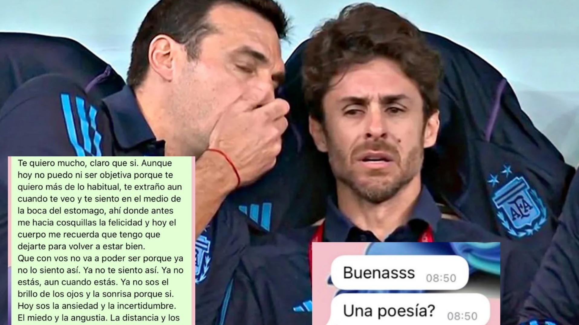 Una teoría señala que el hombre al que dejaron por WhatsApp es Pablo Aimar.