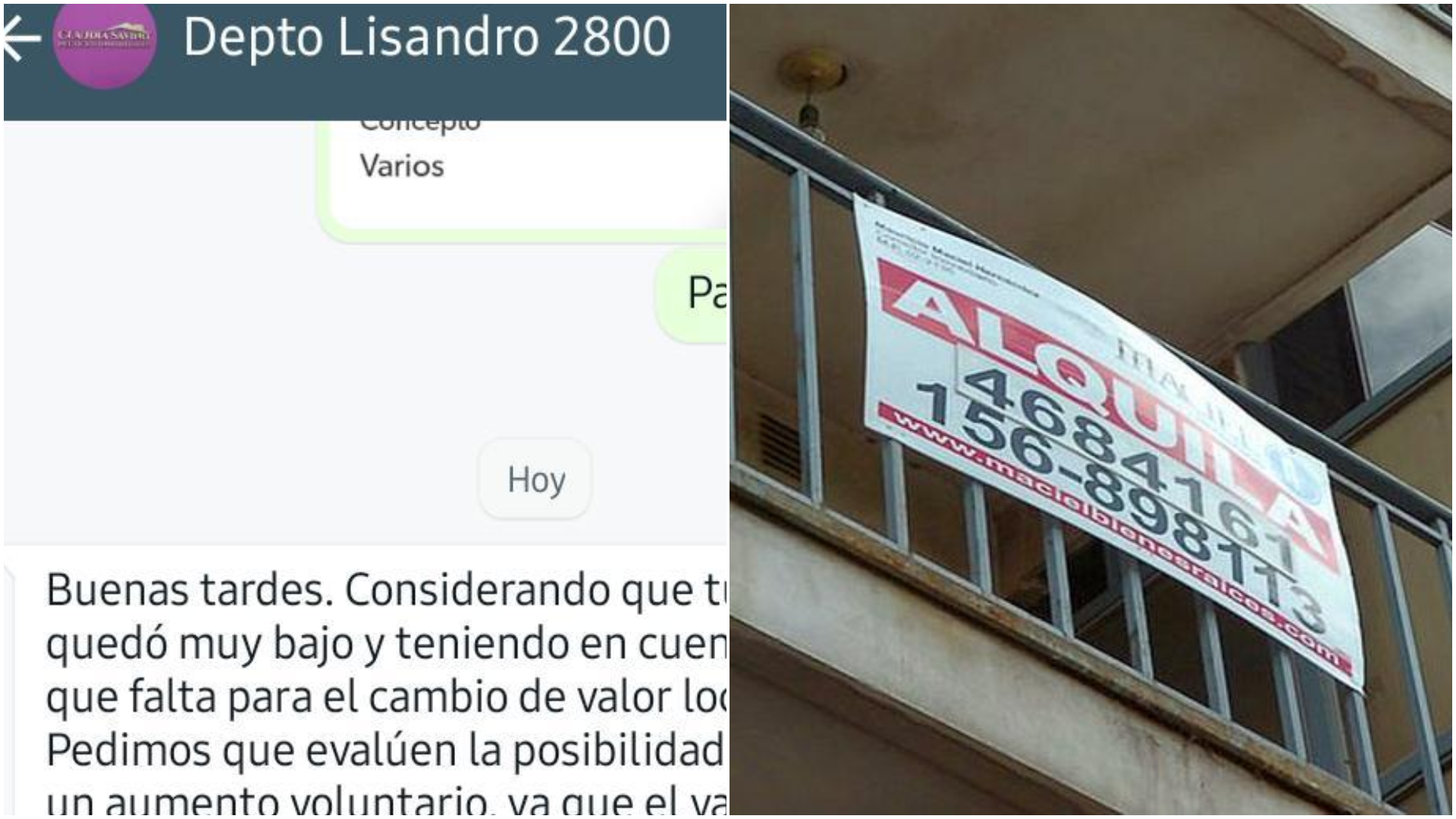 Una inmobiliaria le hizo un pedido por fuera del contrato de alquiler a uno de sus inquilinos y generó el repudio en las redes sociales.