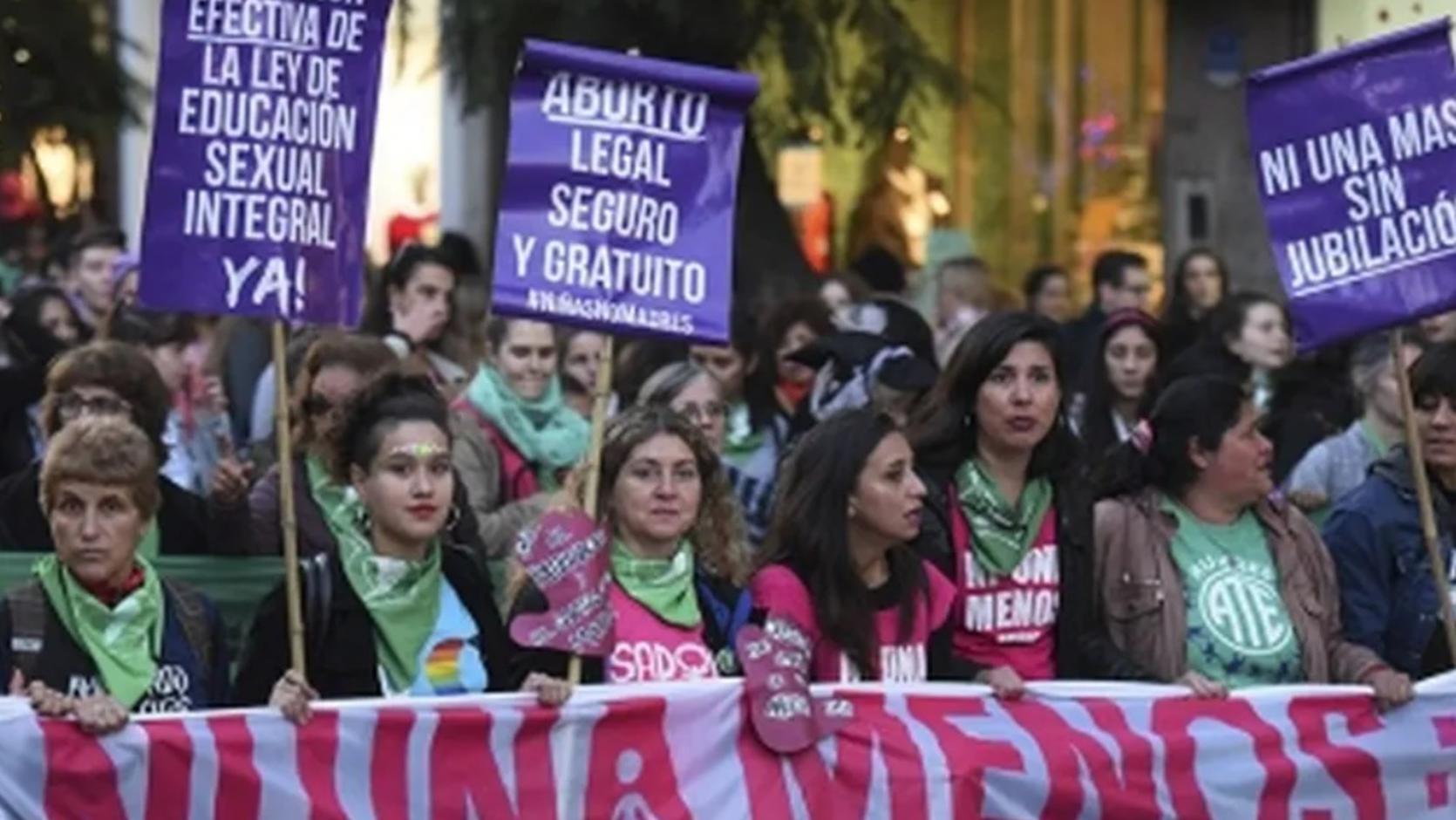 La lectura del documento central por el #NiUnaMenos se realizará a las 16 (Télam).