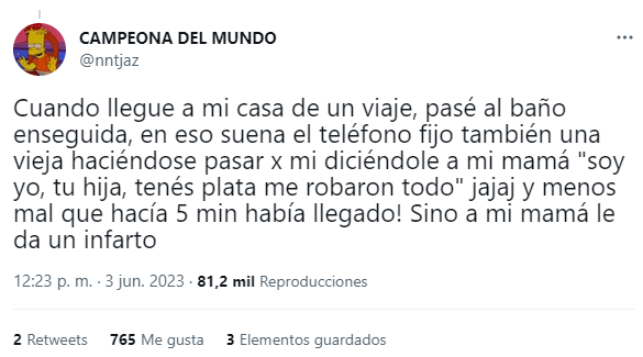 La reacción de los usuarios en Twitter tras el viral del intento de estafa. 