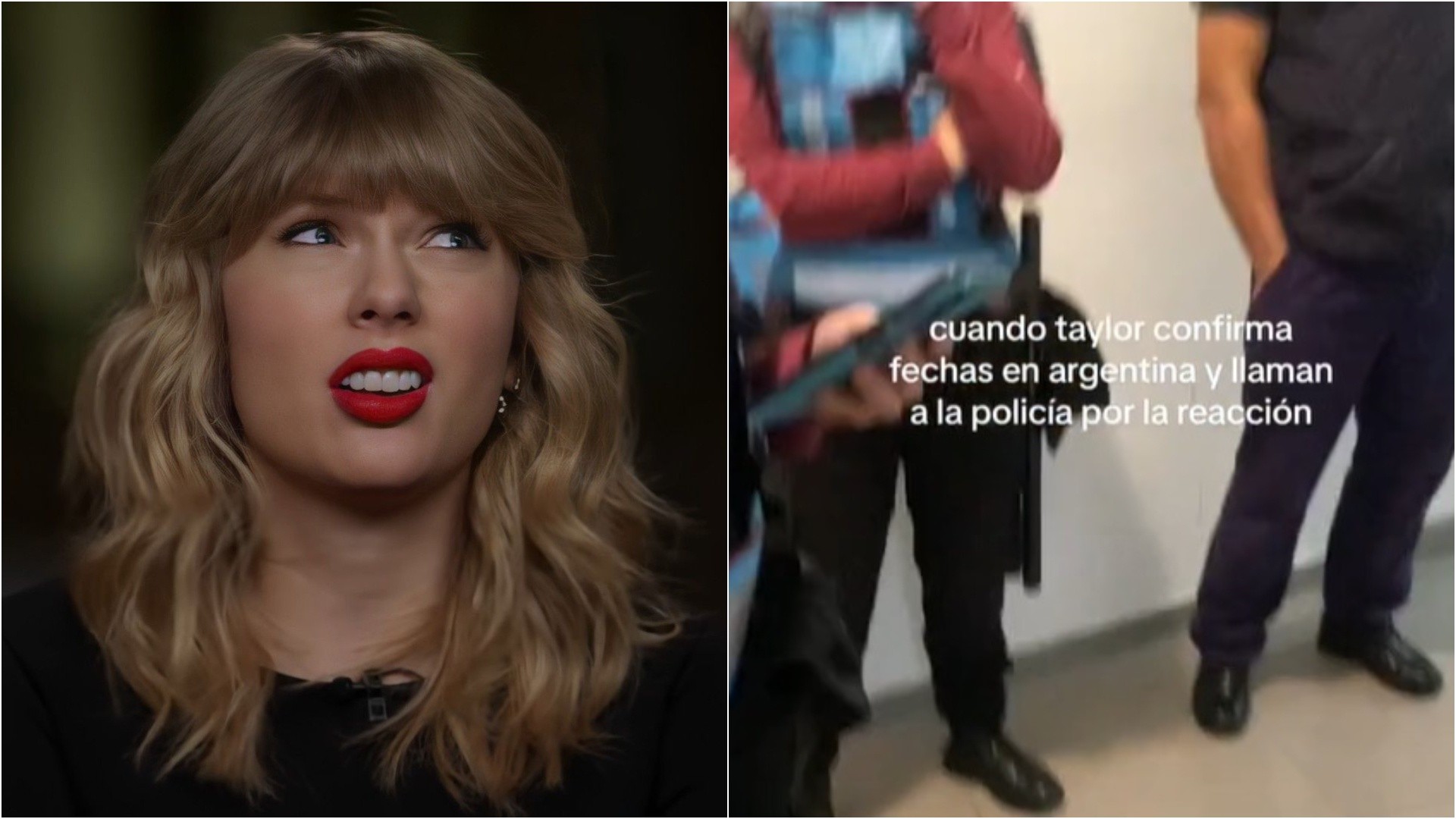 La desencajada reacción de dos jóvenes al enterarse de los shows de Taylor Swift en Argentina terminó con la policía