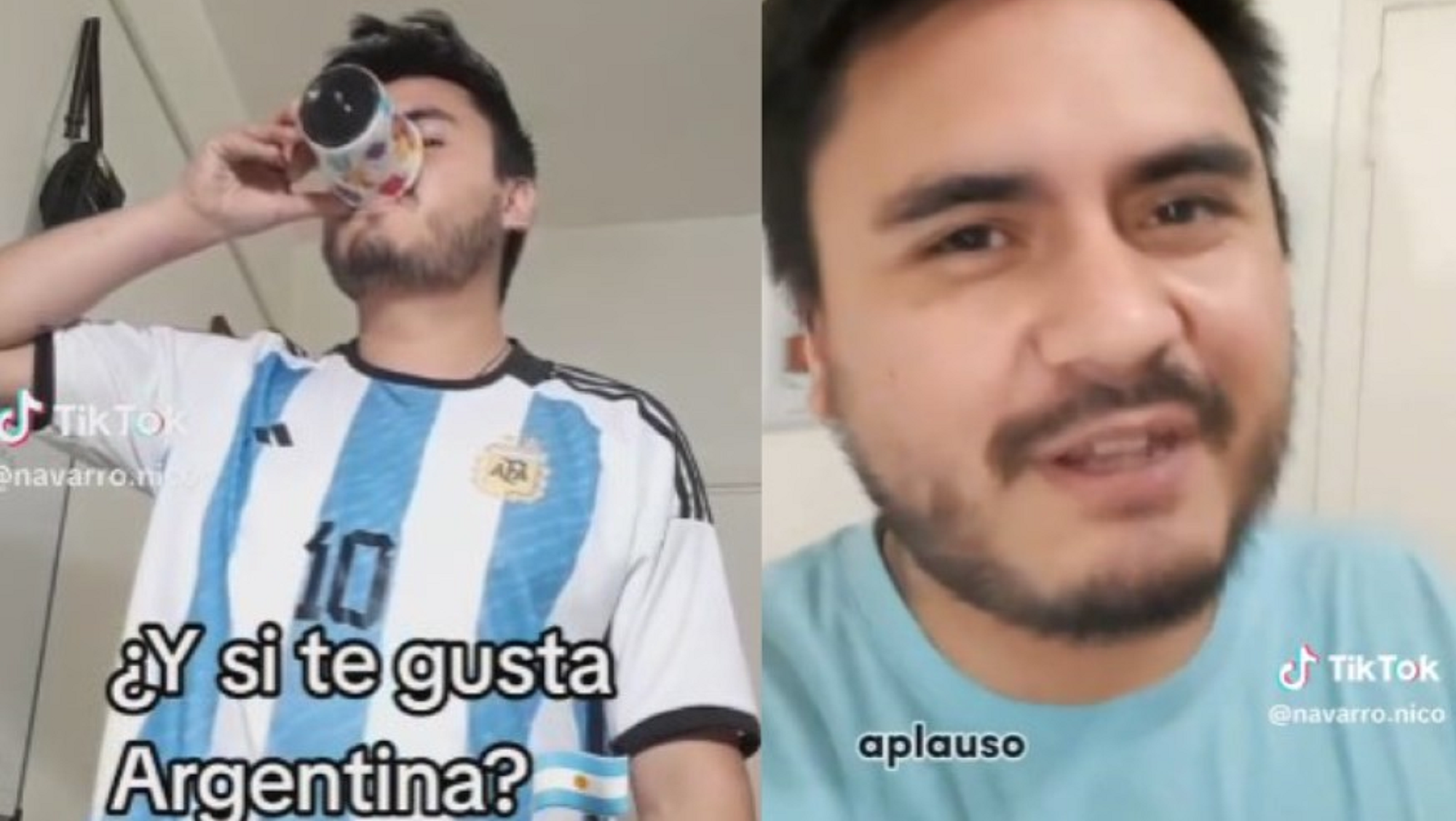 Colombiano se enamoró de las tradiciones argentinas y quiere llevarlas a su país (TikTok).