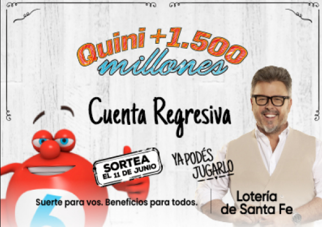 El   <a href='https://www.cronica.com.ar/tags/Quini 6'>Quini 6</a> sortea más de 1.500 millones de pesos.