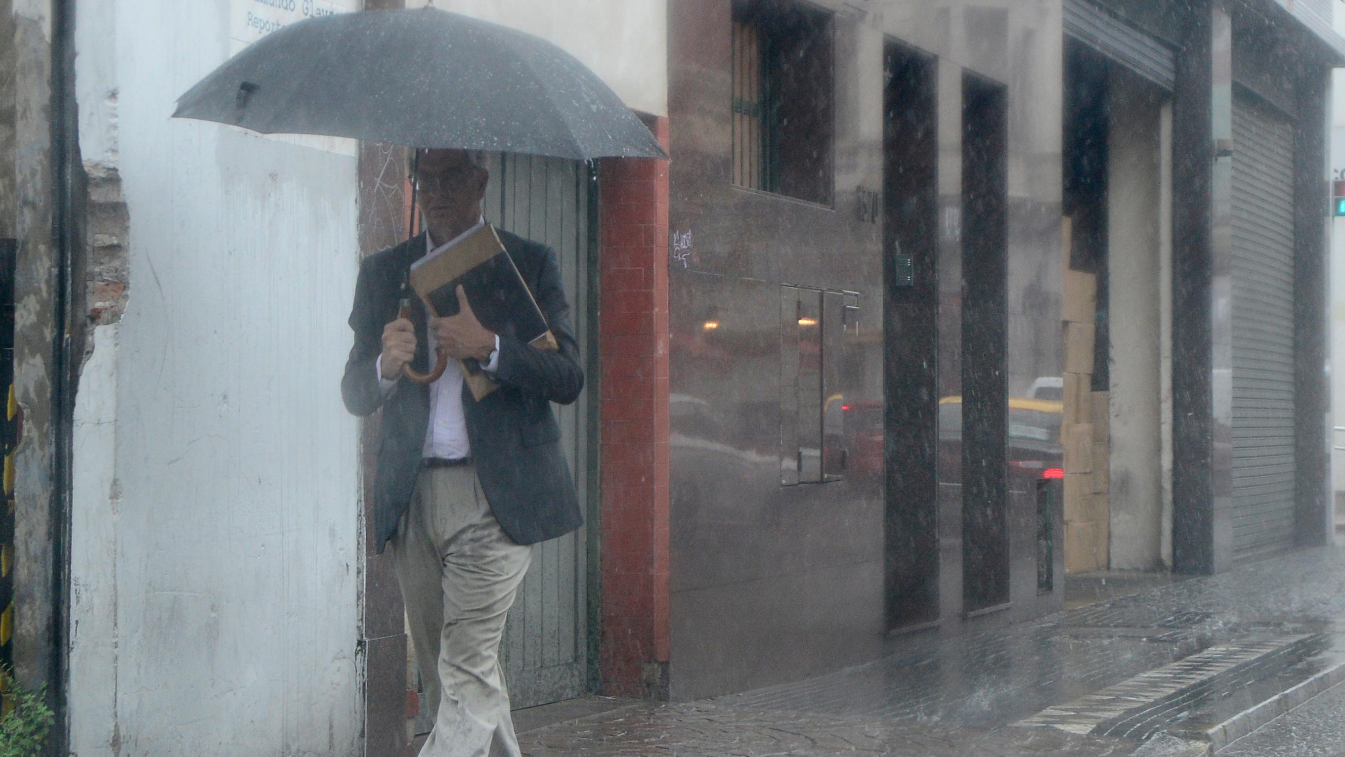 Las lluvias se acercan a CABA y alrededores (Jonatan Moreno/Crónica).