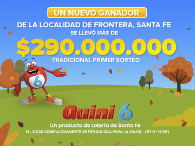 Ganador del   <a href='https://www.cronica.com.ar/tags/Quini 6'>Quini 6</a> (  <a href='https://www.cronica.com.ar/tags/Lotería de Santa Fe'>Lotería de Santa Fe</a>).