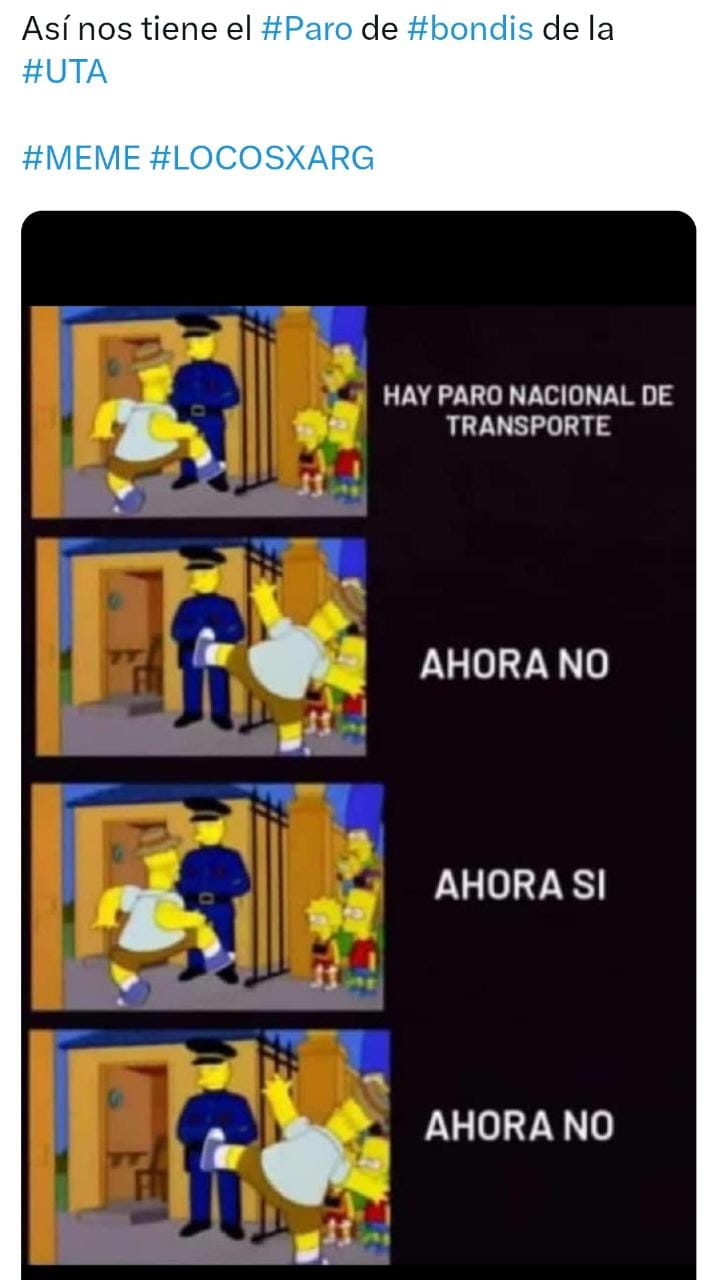 Se levantó el paro de colectivos y estallaron los memes (Twitter).