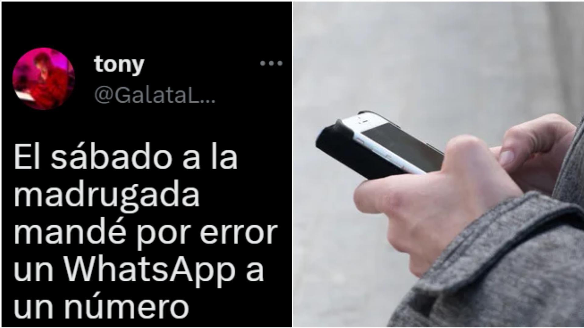 La rara respuesta que recibió un joven después de mandar un mensaje por error.