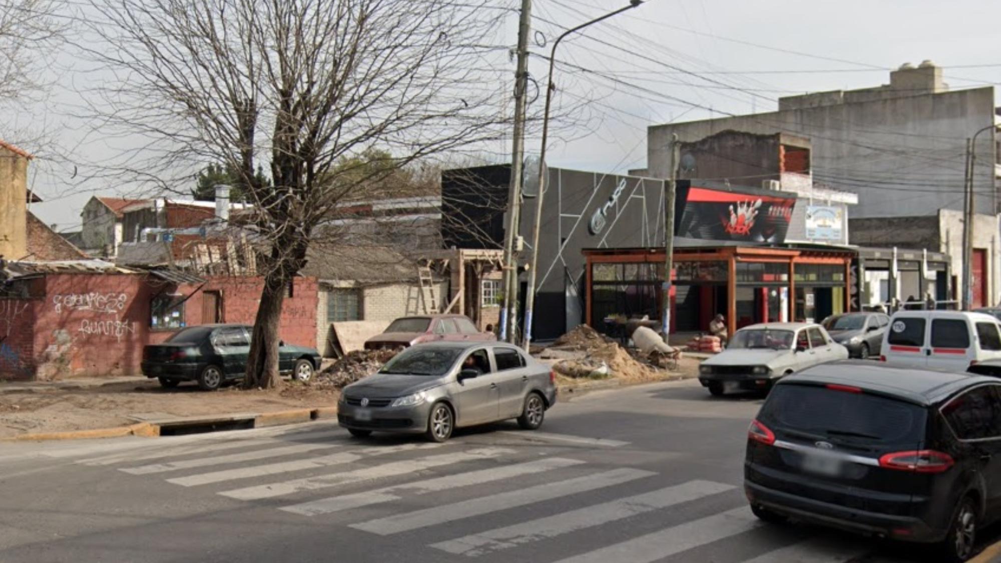 En este lugar ocurrió el crimen de Sebastián Emanuel Godoy (Google Street View).