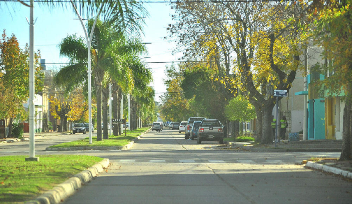 Las calles del pueblo son muy tranquilas y pintorescas.