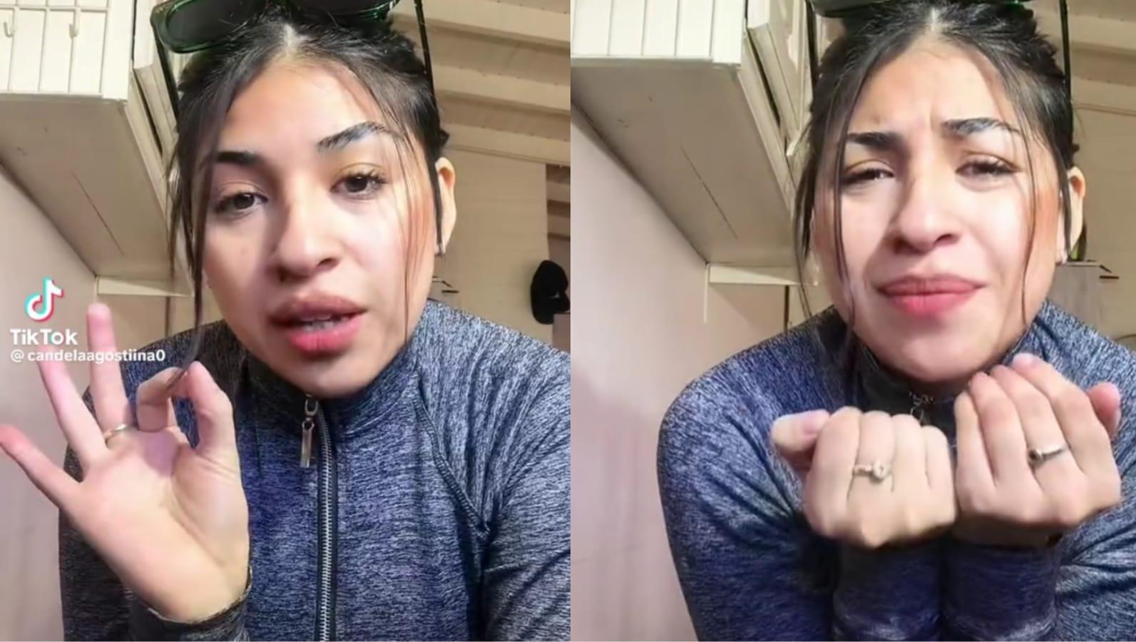 La chica contó que malinterpretó un pedido de los doctores y quedó 'en bolas' (  <a href='https://www.cronica.com.ar/tags/TikTok'>TikTok</a>/@candelaagostiina0).